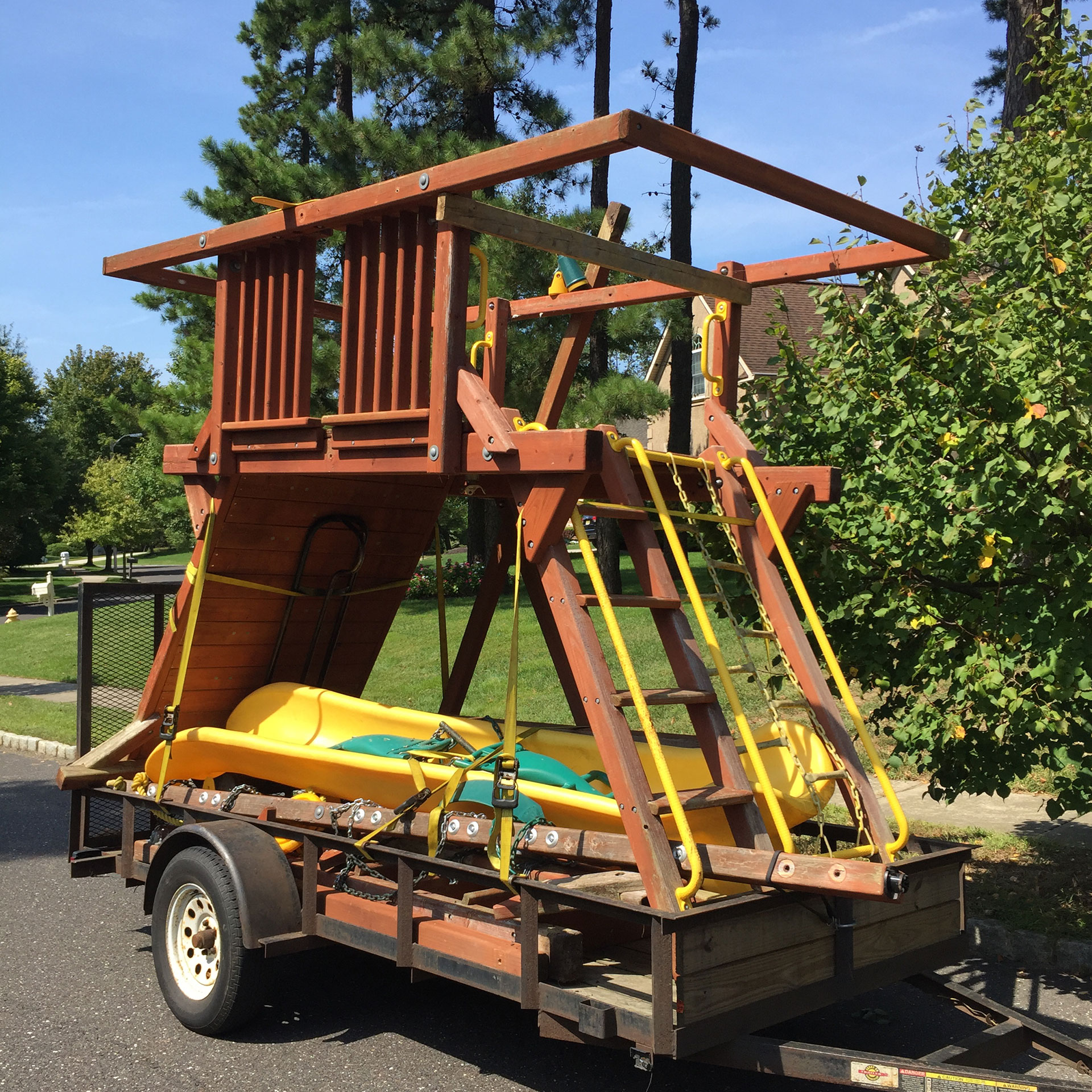 Swing set relocation services in New Jersey, Pennsylvania, New York, Delaware, and Maryland.